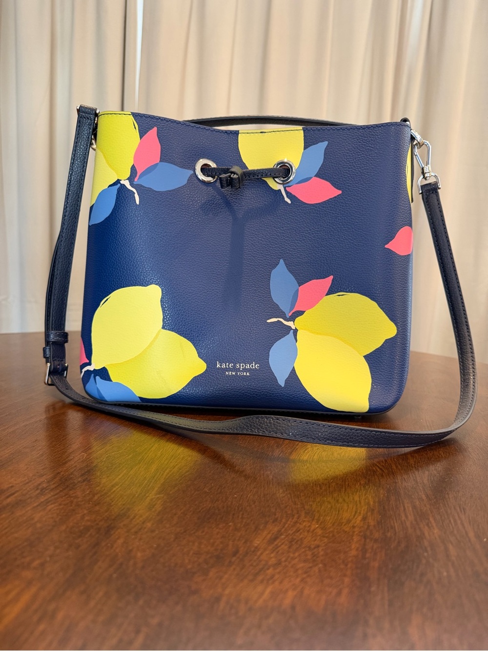 Blue Lemon Kate Spade Leather Purse
